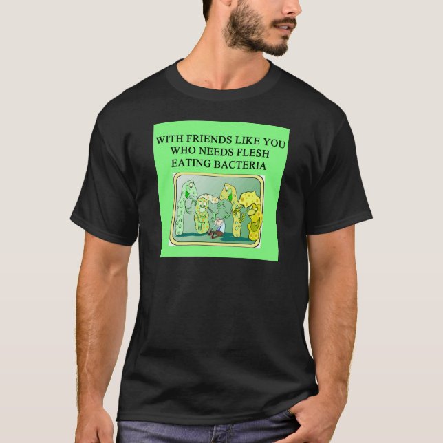 Camiseta bcateria de la consumición de la carne (Anverso)