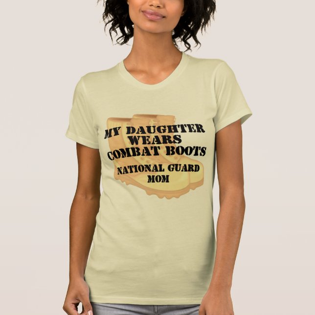 Camiseta Bcd de la hija de la mamá del Guardia Nacional (Anverso)