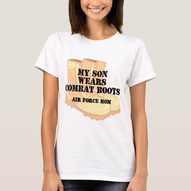 Camiseta Bcd del hijo de la mamá de la fuerza aérea (Anverso)
