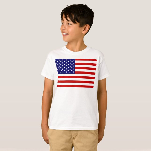 Camiseta bcnt de la bandera de los Estados Unidos (Anverso completo)