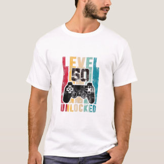Camiseta Bday de nivel 50 años