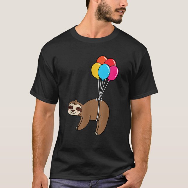 Camiseta Bday Lazy Animal, Gorra de la fiesta de cumpleaños (Anverso)