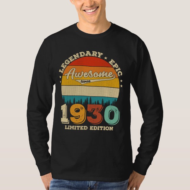 Camiseta Bday Retro de 95 años asombroso regalo de cumpleañ (Anverso)