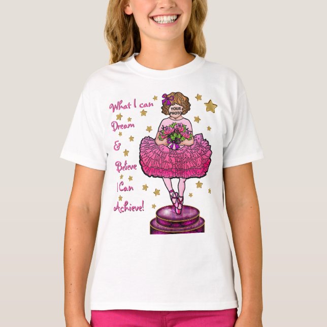 Camiseta Be a Ballerina (Blonde) (Anverso)