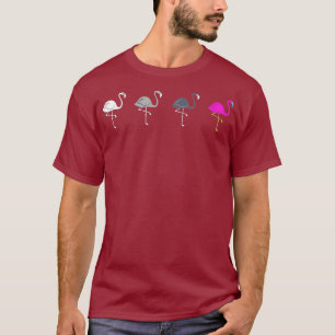 Camiseta Be A Flamingo In A Flock Of Pigeons Cool Bird