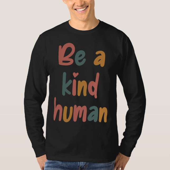 Camiseta Be A Kind Human Bible Lesson Christian Faith Jesus (Anverso)