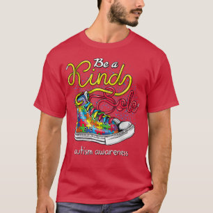 Camiseta Be A Kind Sole Autism Awareness Puzzle Shoes Be Ki