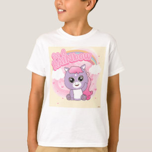 Camiseta Be a Rainbow: Colección de amigos animales