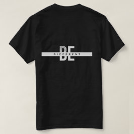 Camiseta Be Different | Motivational Typography T-Shirt