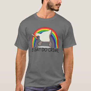 Camiseta Be Gay Do Crime Gol LGBTQIA