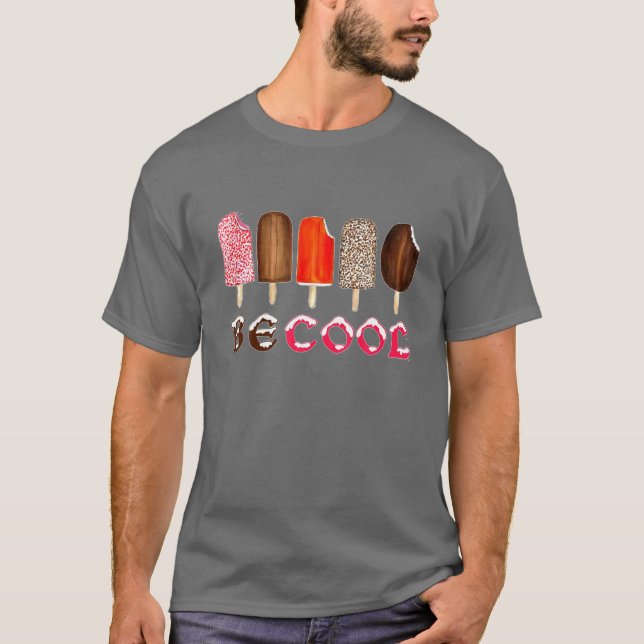 Camiseta BE GUAY Ice Cream Pops Popsicle Popsicles (Anverso)
