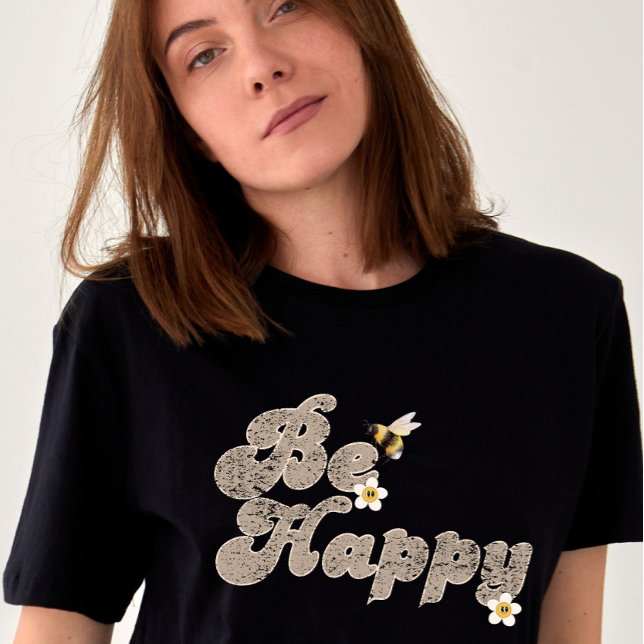 Camiseta Be Happy New Year Resolution  (Subido por el creador)