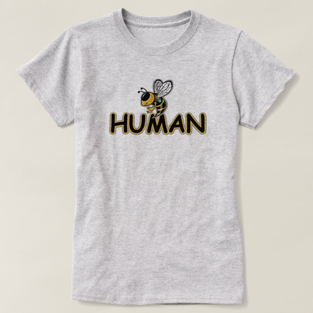 CAMISETA BE HUMAN PK (Diseño del anverso)