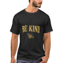 Camiseta Be Kind – Abeja Vintage Distressed
