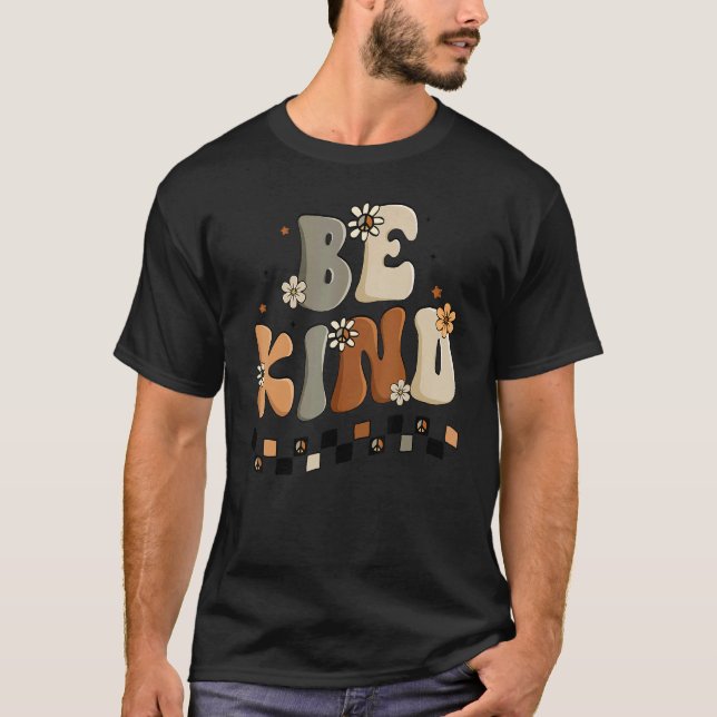Camiseta Be Kind ASL Sign Language Inspirational Teacher Ki (Anverso)