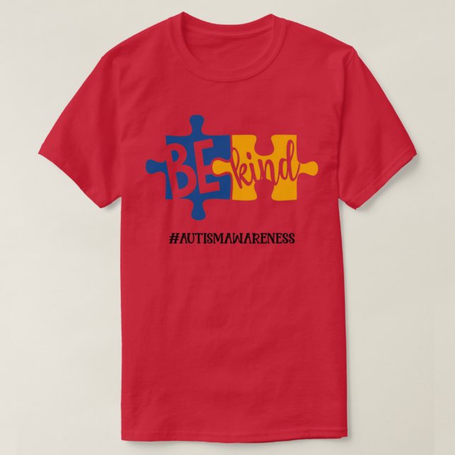 Camiseta Be Kind Autism Awareness Classic TShirt (Diseño del anverso)