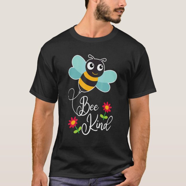 Camiseta Be Kind Bees Kids (Anverso)