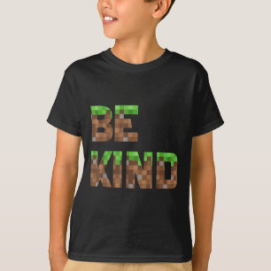 Camiseta Be Kind Boys Adolescentes Niños Pixel Videojuego A