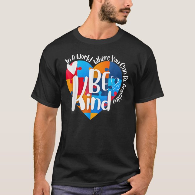 Camiseta Be Kind Can Be Anything Puzzle (Anverso)