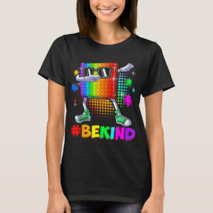 Camiseta Be Kind Dabbing Puzzle Pop It Pitism Awarene