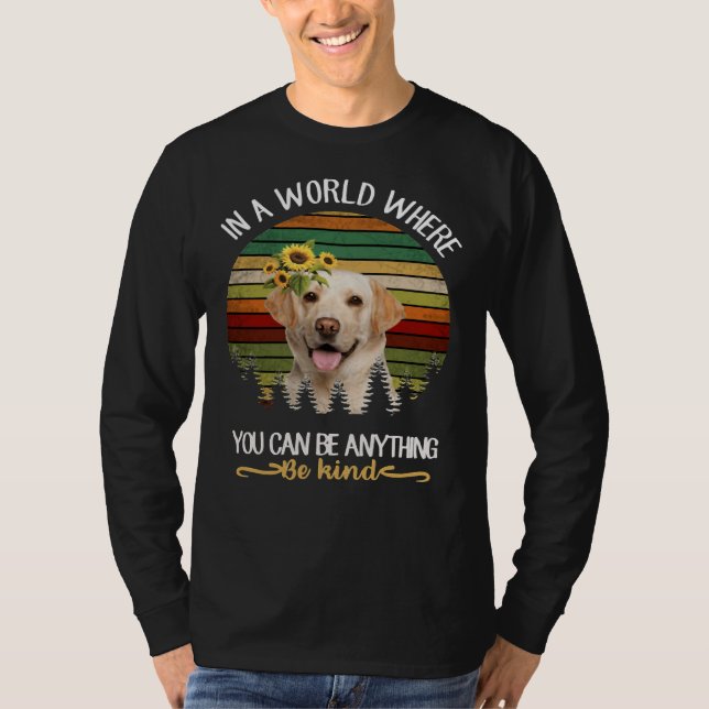 Camiseta Be Kind Dog Labrador (Anverso)