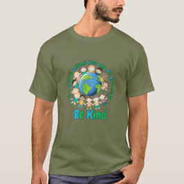 Camiseta Be Kind Earth Day Design for Kids & Awesome Teache