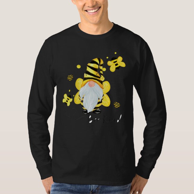 Camiseta Be Kind Gnome Y Bee Hippy Gnome 3 (Anverso)