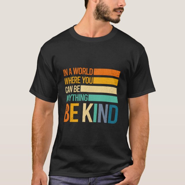 Camiseta Be Kind Inspirational Positive S Kindness Positive (Anverso)