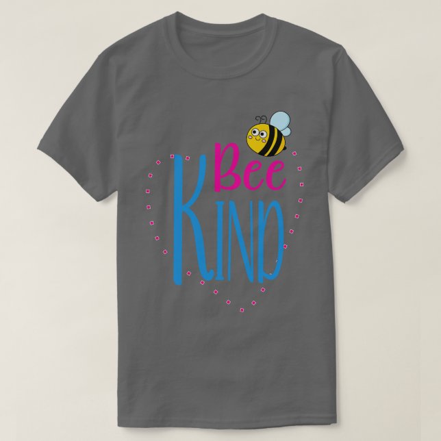 Camiseta Be Kind Kids Cute Bee (Diseño del anverso)