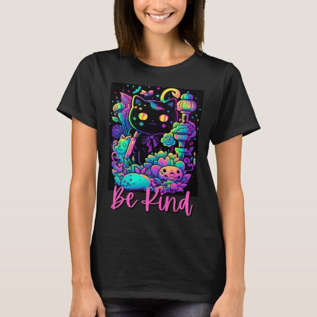 Camiseta Be Kind Kindnes For Women Kids Men Cute Flowers Fl (Anverso)