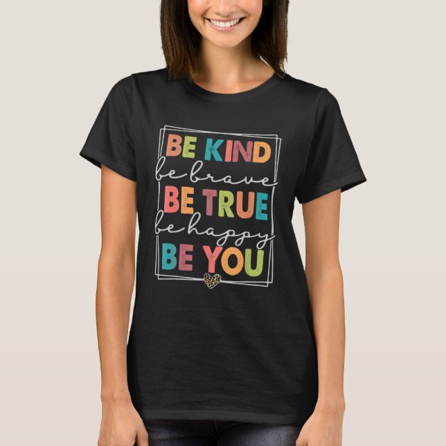 Camiseta Be Kind Kindness Autism Awareness Support Kids Tod (Anverso)