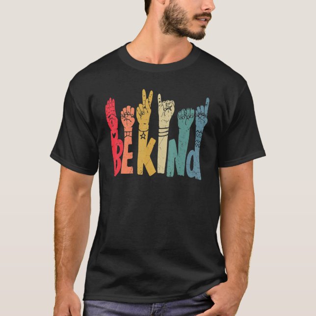 Camiseta Be Kind Language UNITY DAY Naranja Anti Bullyi (Anverso)