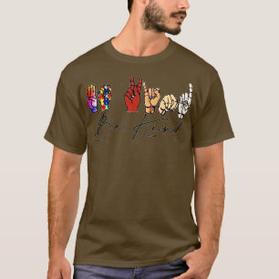 Camiseta Be Kind Sign Language 20