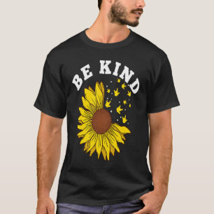 Camiseta Be Kind Sunflower ASL Deaf