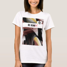 Camiseta Be Kind T-Shirt Trend Resumen de Polvo Blanco Negr