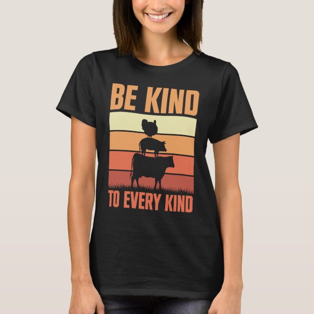 Camiseta Be Kind To Every Child Animals Hutch Farm Animal P (Anverso)