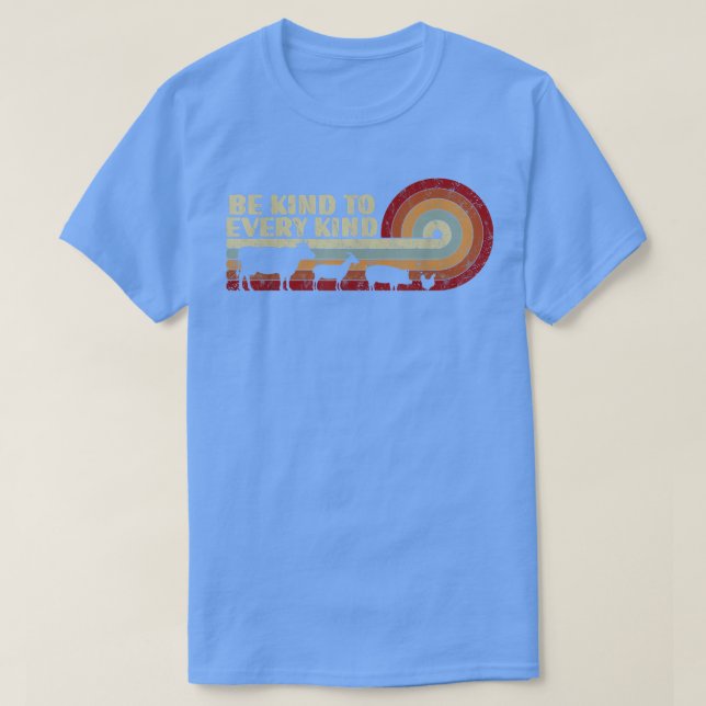 Camiseta Be Kind To Every Kind Vegetarian Men Women Farmer  (Diseño del anverso)