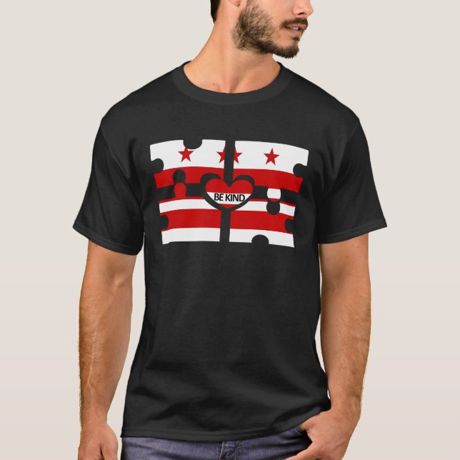Camiseta Be Kind Washington DC (Anverso)