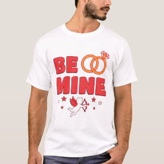Camiseta Be Mine, Cute cupid Valentines 