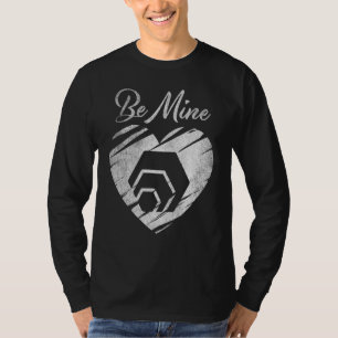 Camiseta Be Mine Hex Coin Valentine Crypto Token Cryptocurr