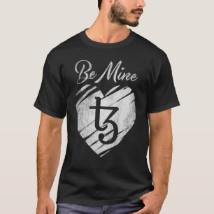 Camiseta Be Mine Tezos Xtz Moneda Valentine Crypto Token Wa