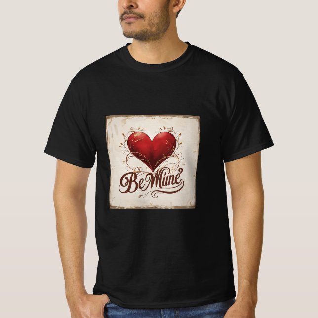 Camiseta Be Mine- Valentine (Anverso)