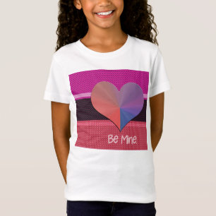 Camiseta Be Mine Valentine Corazón Reflectivo