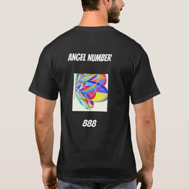 Camiseta Be My Angel Number 888 (Reverso)