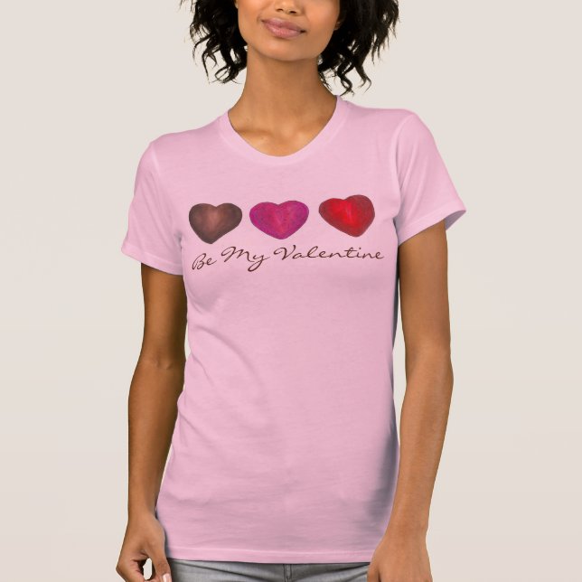 Camiseta Be My Valentine Candy Hearts El día de San Valentí (Anverso)