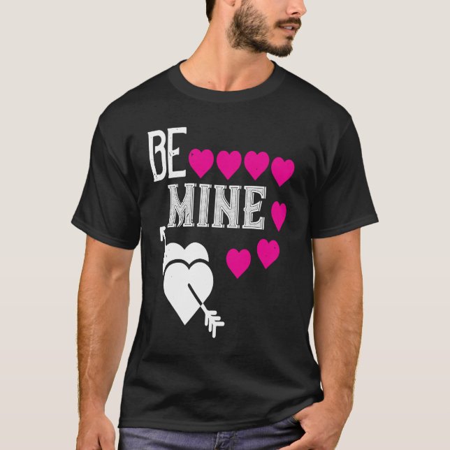 Camiseta Be My Valentine Happy Valentines Day  For Him Her (Anverso)