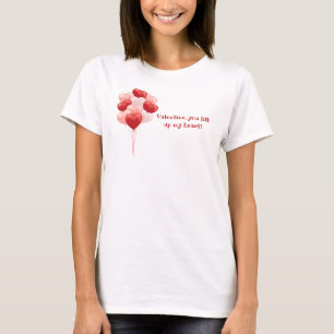 Camiseta Be My Valentine Red Heart Covid 19 Fun Quarantine