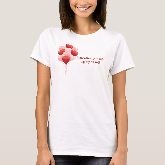 Camiseta Be My Valentine Red Heart Covid 19 Fun Quarantine (Anverso)