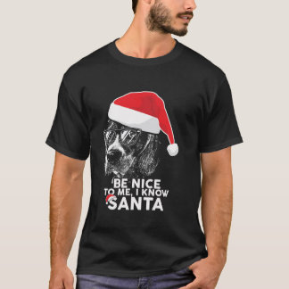 Camiseta Be Nice Beagle Navidades Divertidas Navidades Cami