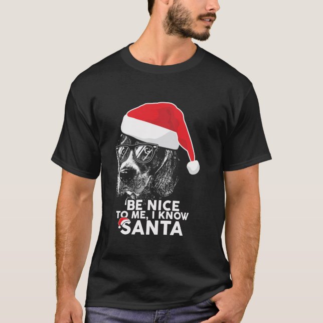 Camiseta Be Nice Beagle Navidades Divertidas Navidades Cami (Anverso)